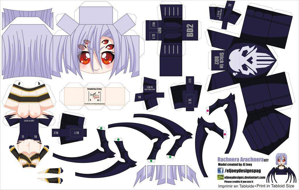 Papercraft Anime Characters