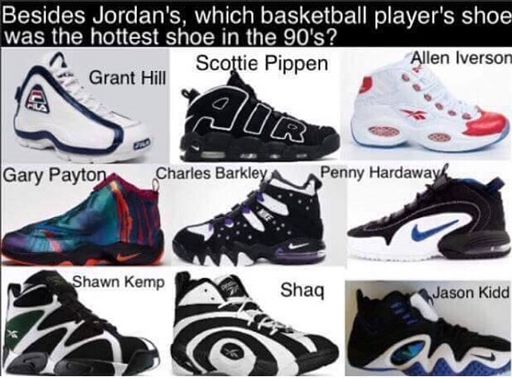 Who Had the Hottest Shoes in the 90s 