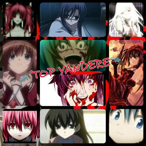 🔫top 10 Mejores Yanderes Del Anime🔪 •anime• Amino