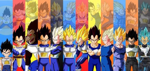 the evolution of vegeta