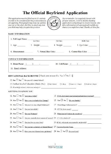 boyfriend application pdf fillable