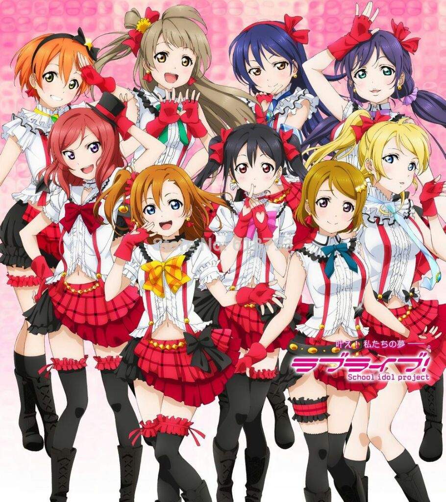 love live school idol project canvas print