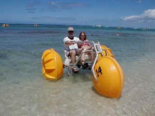 inflatable water bike