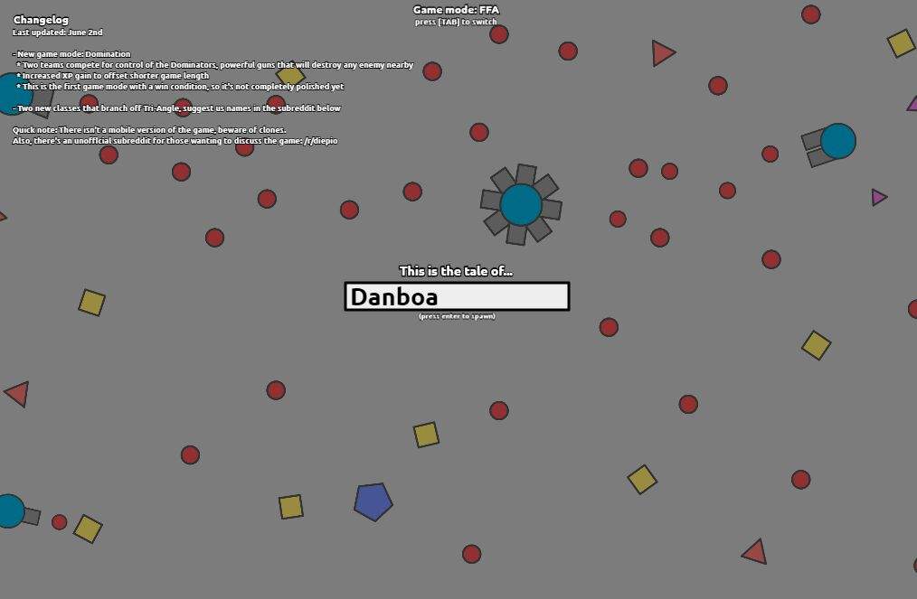 Diep.io- A free Multiplayer Game- Miniclip