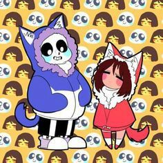 Sans And Frisk Kawaii Undertale Amino