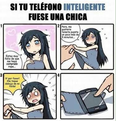 Si tu teléfono inteligente fuese una chica Anime Amino