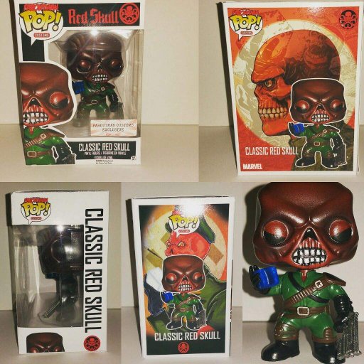 red skull funko pop