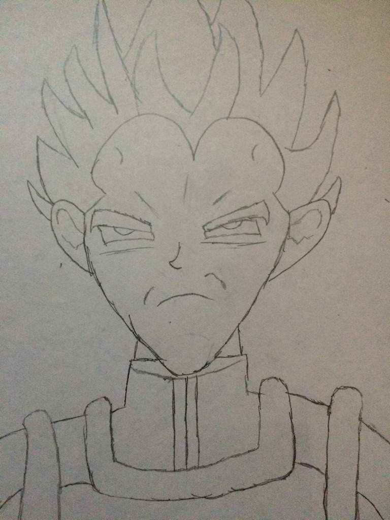 My ssgss vegeta drawing | DragonBallZ Amino