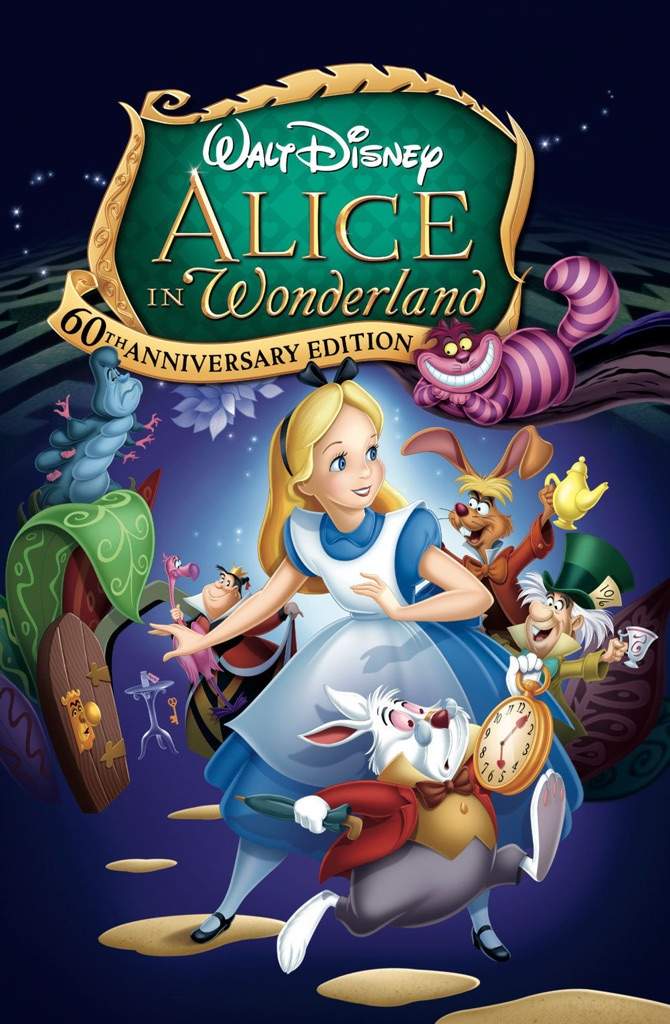 alice in wonderland cartoon scenes
