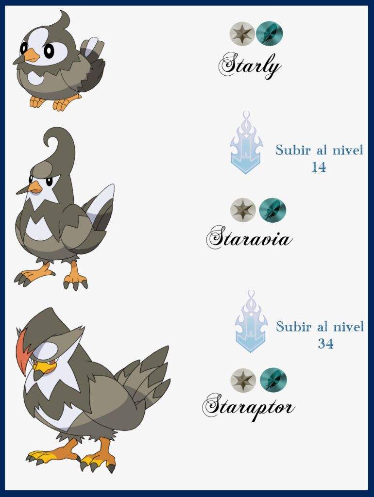 starly evolution chart staraptor pokémon en español amino. 