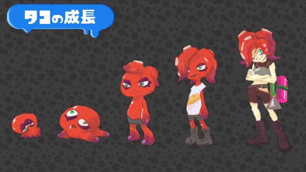 Inkling Evolution Splatoon Amino