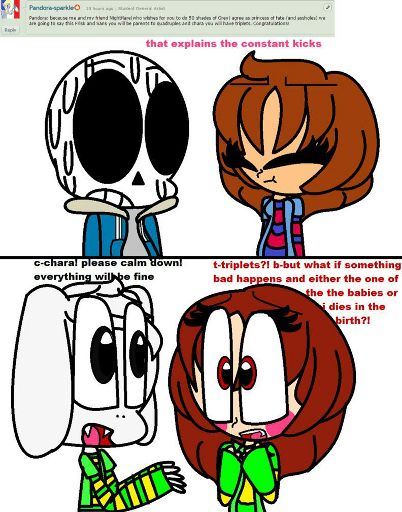 Sans X Frisk Chara X Asriel Undertale Amino