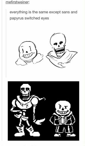 Swapping Face Sans And Papyrus Undertale Amino