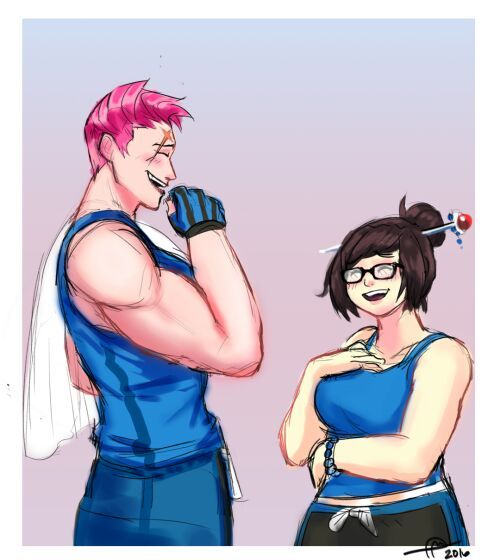 Mei X Zarya Overwatch Amino