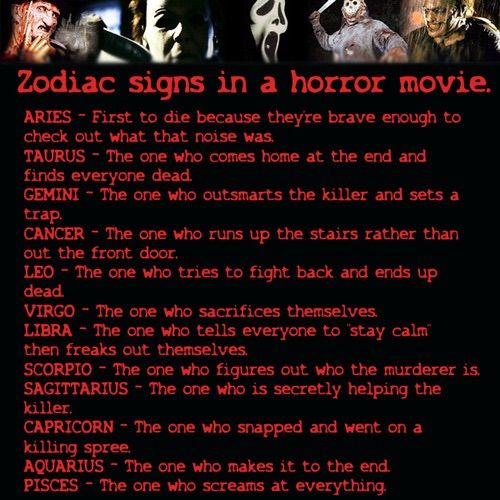 astrological sign october scary