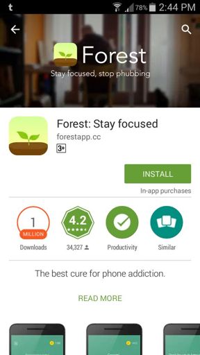 on the forest stay focused app what does the whitelist mean