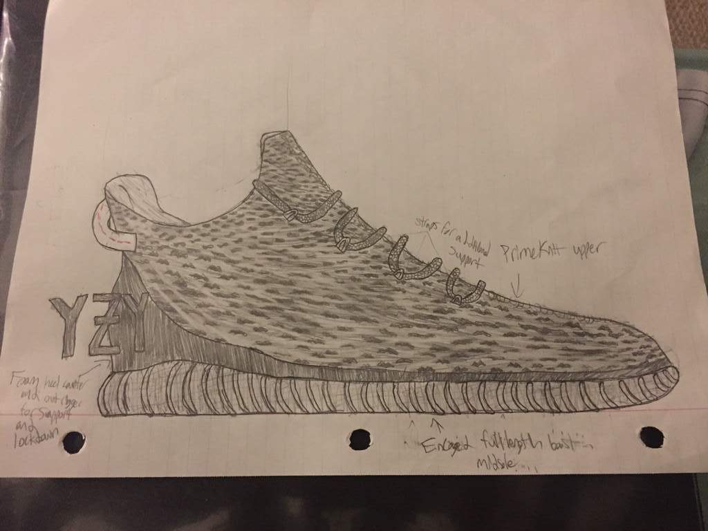 yeezys drawings