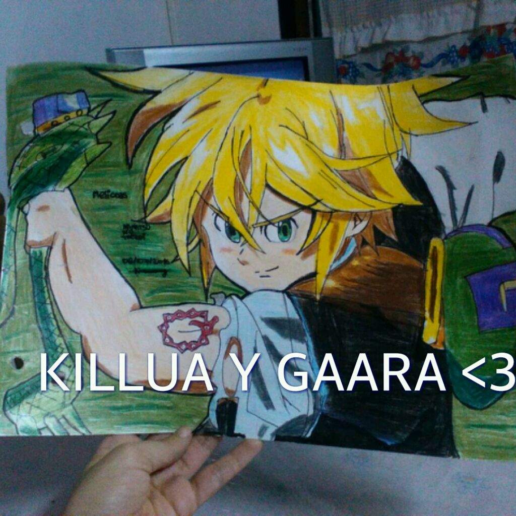 PROCESO [Dibujo de meliodas] || NANATSU NO TAIZAI | •Anime• Amino