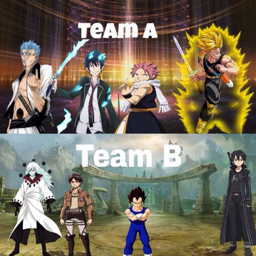 Battle Poll!! Team A Vs Team B!! | Anime Amino