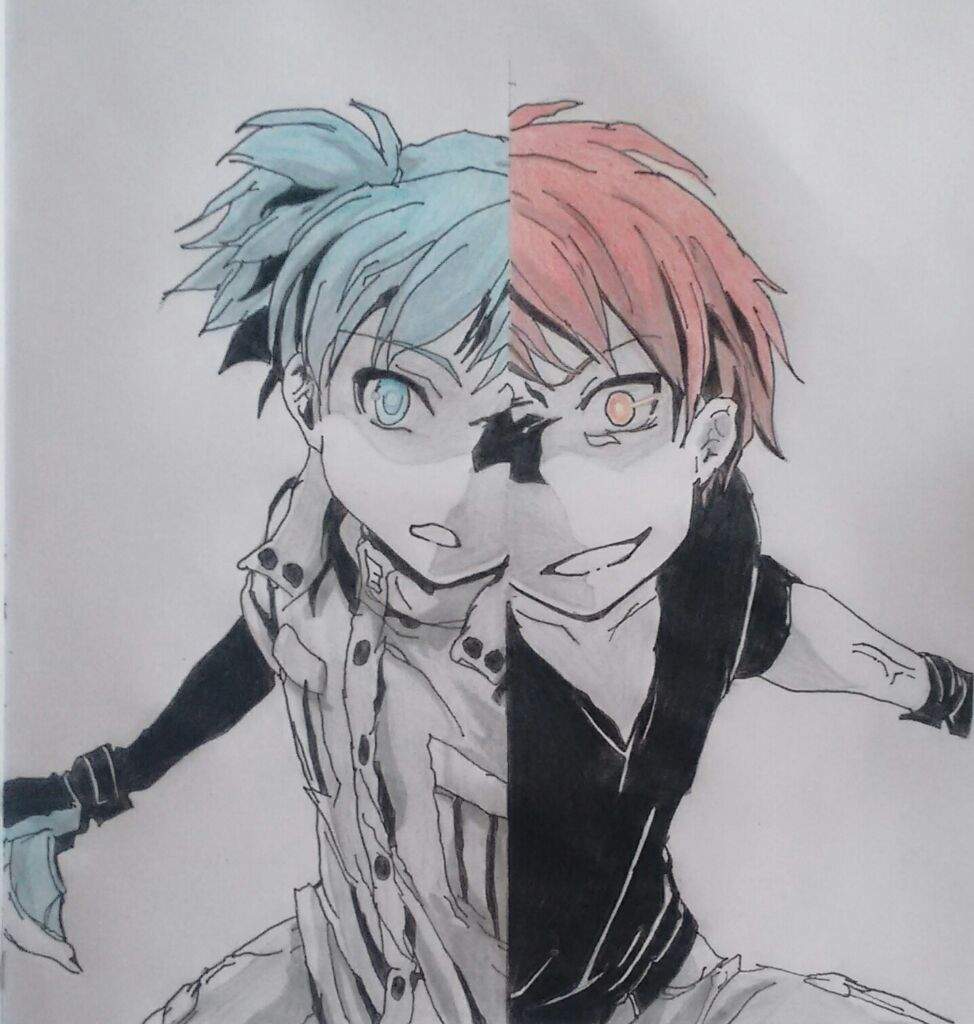 Proceso De Dibujo De Nagisa Y Karma Anime Amino