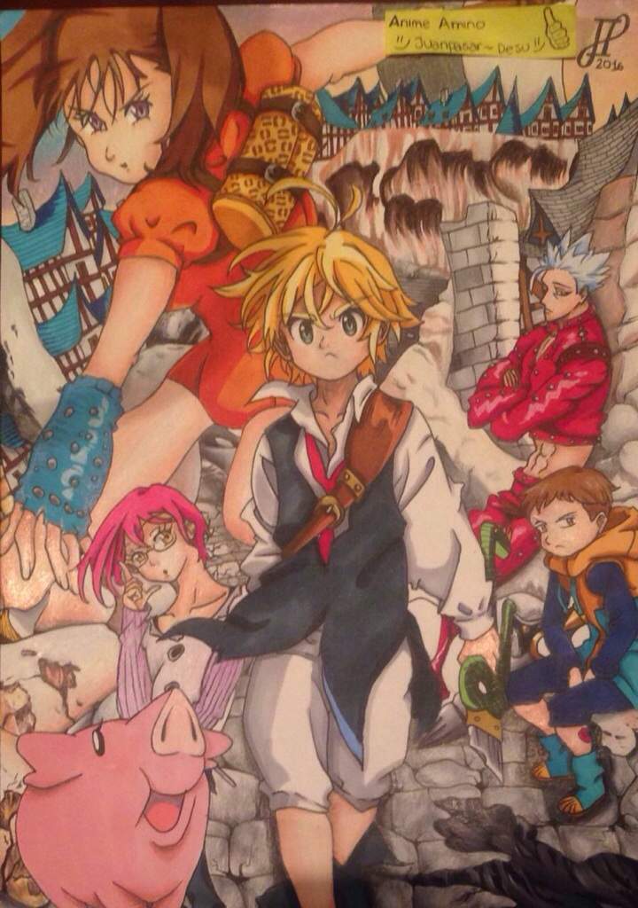 『Como Dibujar A: Nanatsu no Taizai』《Paso A Paso》 | •Anime• Amino