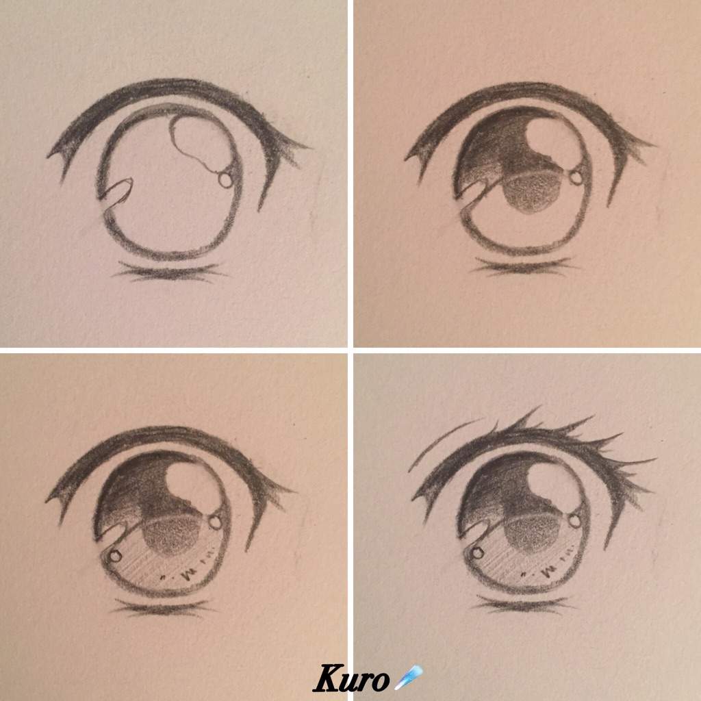 How To Draw Anime Eyes Female Printable Step By Step Drawing Sheet