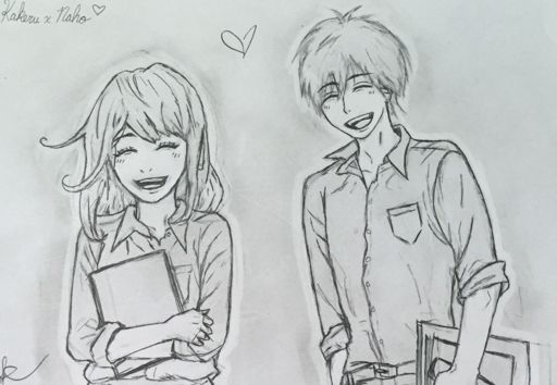Drawing: Kakeru and Naho from Orange! | Anime Amino