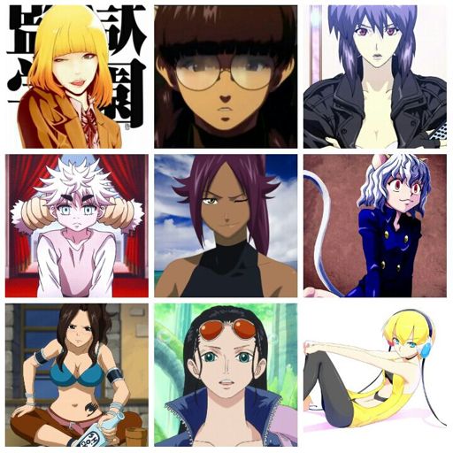 3x3 Anime Grid