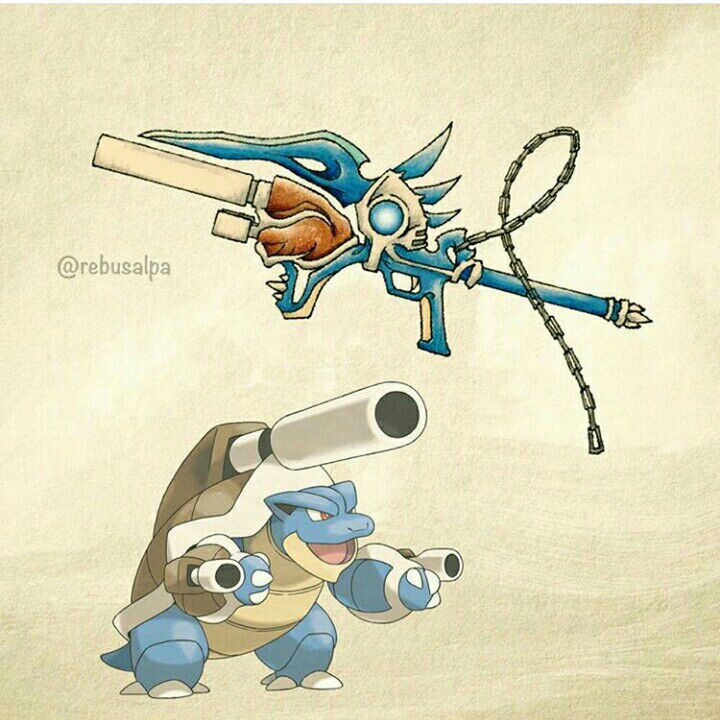 KANTO's MEGA POKEMON WEAPON ART | Pokémon Amino