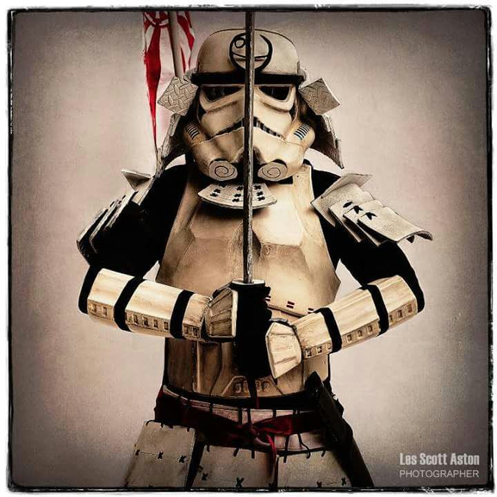 samurai stormtrooper helmet