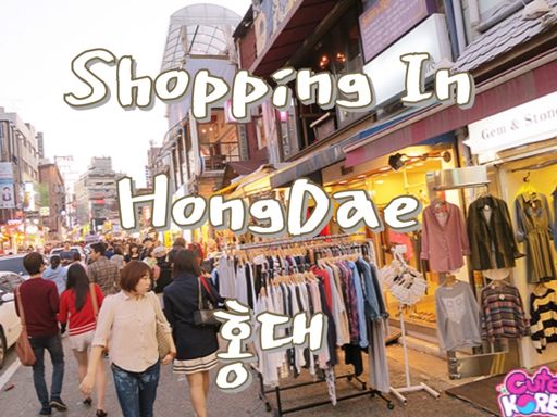 Street hongdae shopping Hongdae Free