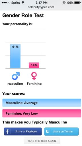 Gender Role Test Lgbt Amino 9006