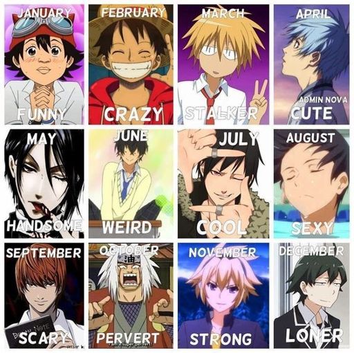 Whats your birthday month? Anime Amino