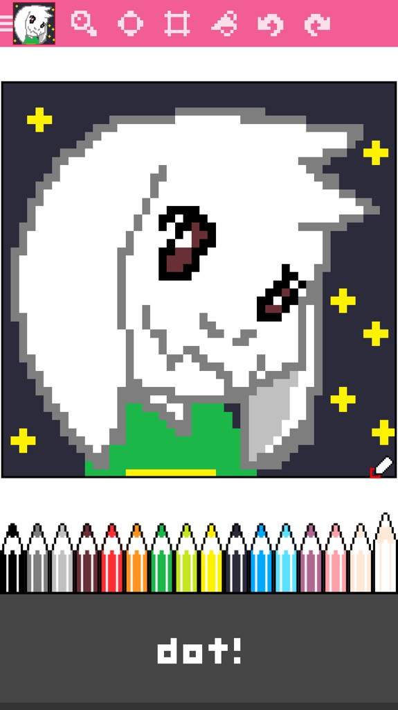 Asriel Pixel Art | Undertale Amino