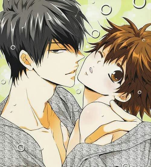 gay anime couple bara
