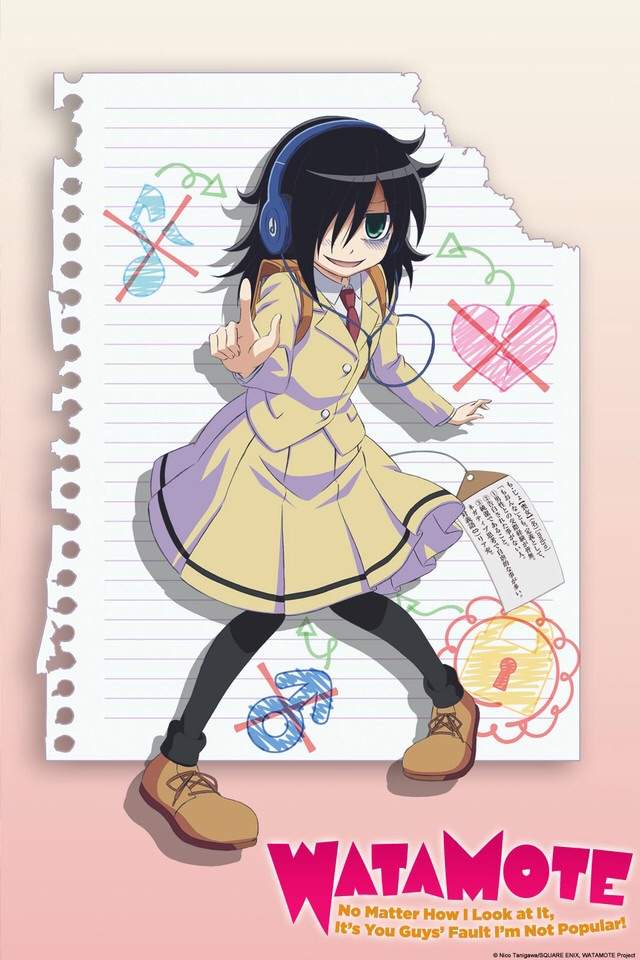 Watamote Anime Review! | Anime Amino