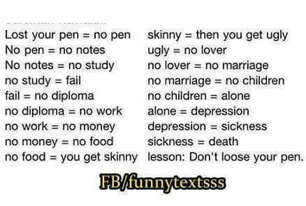 no pen no notes