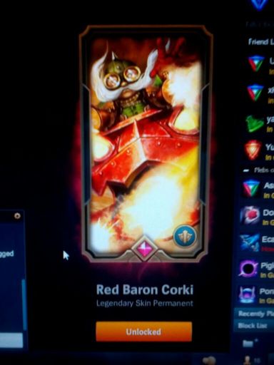 RED BARON CORKI!!! | League Of Official