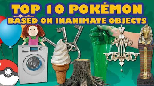 Top 5 Pokemon That Are Based On Inanimate Objects | Pokémon Amino