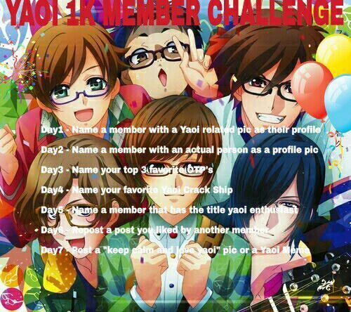 Yaoi Challenge Yaoi Worshippers Amino