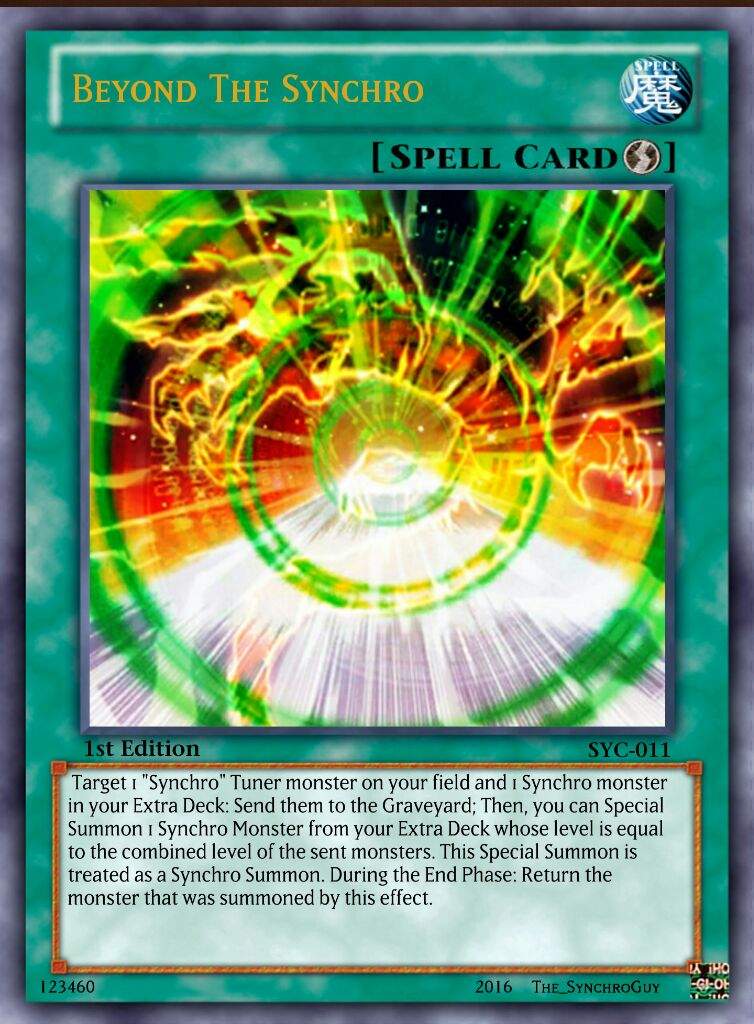 The_SynchroGuy's Self Made Archetype YGO Amino