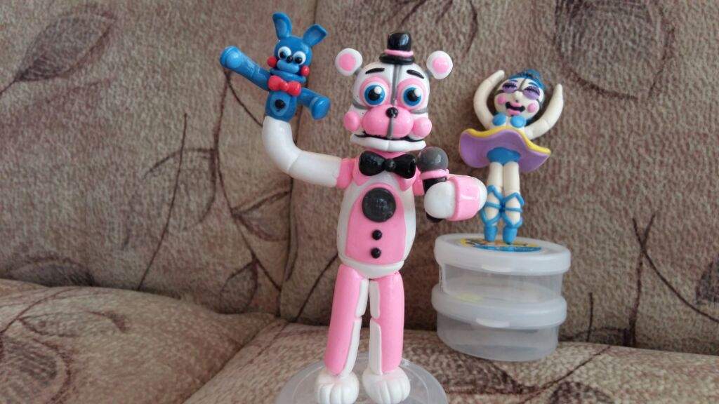 Five Nights At Freddy's Sister Location Polymer Clay Figures | Crafty Amino