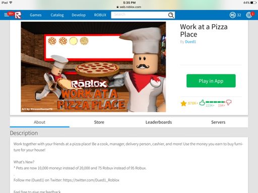 Work At A Pizza Place Wiki Roblox Amino