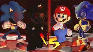 mario and sonic exe