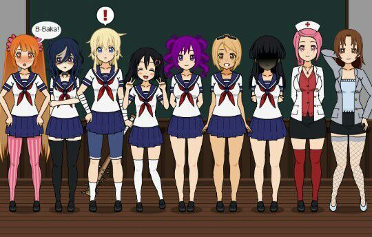 Yandere Simulator[todas Las Rivales Del Futuro] Yandere Simulator 💌