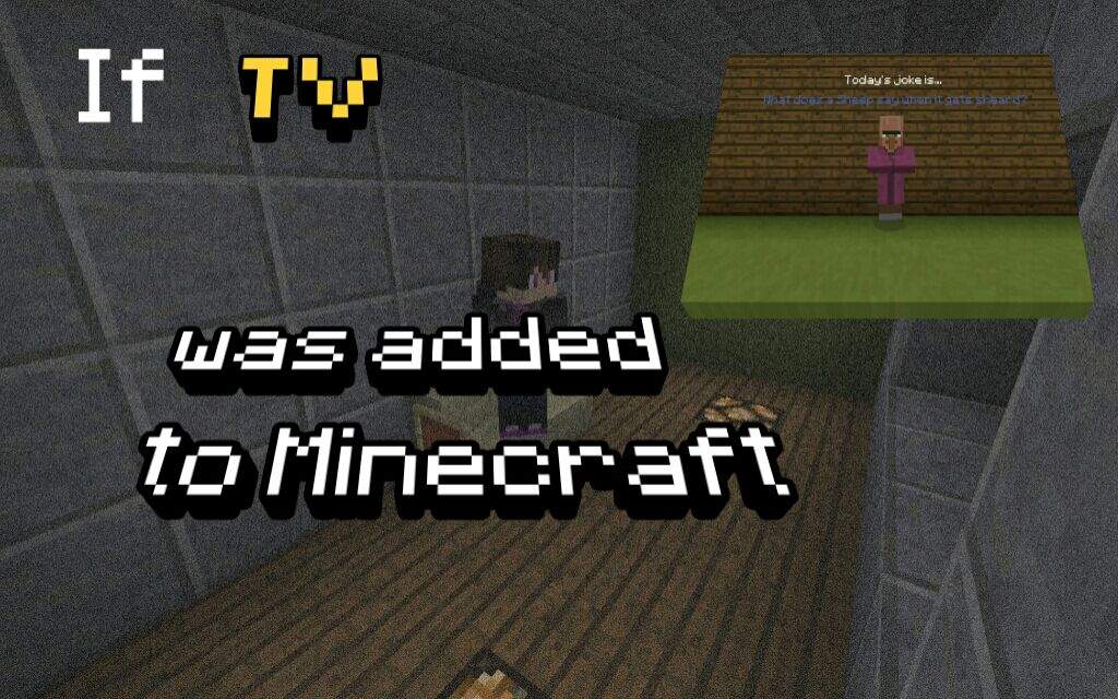 If TVs Were Added To Minecraft | Minecraft Amino