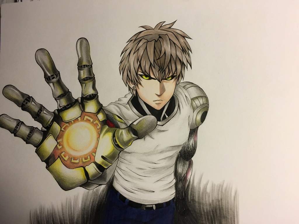 Drawing Genos 🔥 Anime Amino