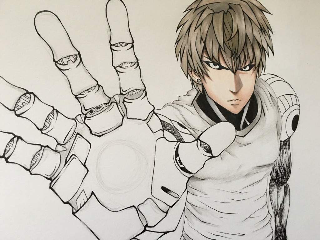 Drawing Genos 🔥 | Anime Amino