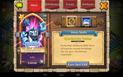 castle clash here be demon