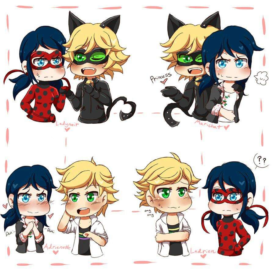 Marichat, Ladrien, Ladynoir O Adrienette? | •Miraculous Ladybug Español ...